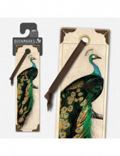 Peacock Vintage Bookmark