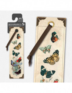 Butterflies Vintage Bookmark