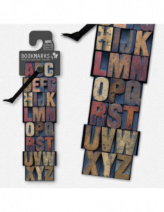 Letter Press Academia Bookmark