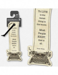 Typewriter Academia Bookmark