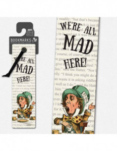 We're All Mad Here Literary Bookmark