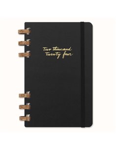 12 Months 2024 Weekly And Monthly Spiral Planner Large Black Hard
