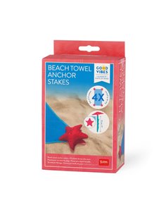 Beach Towel Anchor Stakes - Starfish