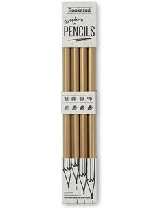 Bookaroo Graphite Pencil - Gold
