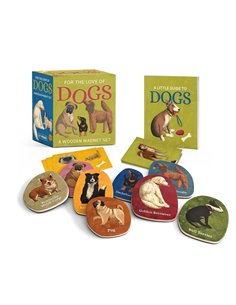 For The Love Of Dogs: A Wooden Magnet Set