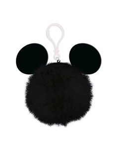 Mickey Mouse (ears) Pom Pom Keychain