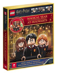 Lego Harry Potter: Magical Year At Hogwarts (with 70 Lego Bricks, 3 Minifigures, FolD-Out Play Scene And Fun Fact Book)