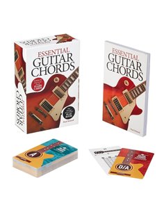 Essential Guitar Chords Book &amp Card Deck: Includes 64 EasY-TO-Use Chord Flash Cards, Plus 128-Page Instructional Play Book