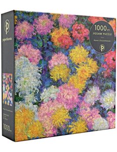 Monet's Chrysanthemums 1000 Piece Jigsaw Puzzle