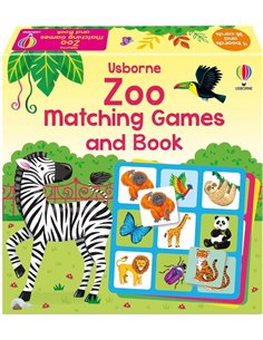 Zoo Matching Games And Book