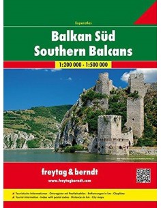 Southern Balkans Road Atlas 1:200000 -1:500000