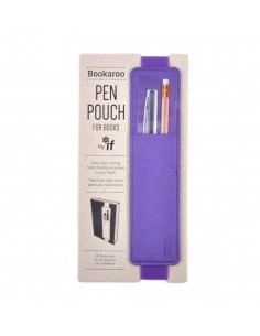 Bookaroo Pen Pouch For Books Purple