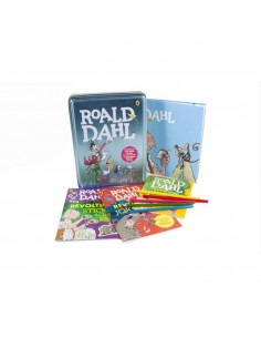 Roald Dahl Books And Tin