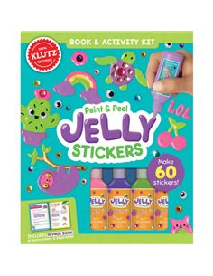 Paint & Peel Jelly Stickers (book & Activity Kit)