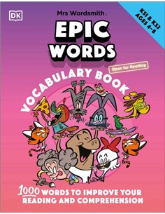 Epic Words Vocabulary Book Ks1 & Ks 2 Ages 4-8