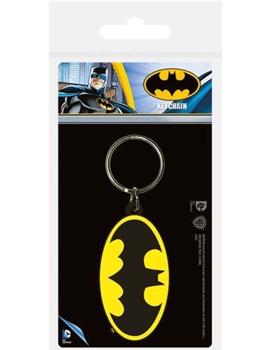 Dc (batman Symbol) Rubber Keychain